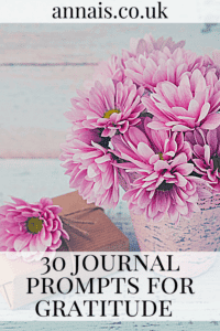 30 days of gratitude journal prompts