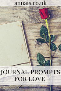 journal prompts for love, love journaling