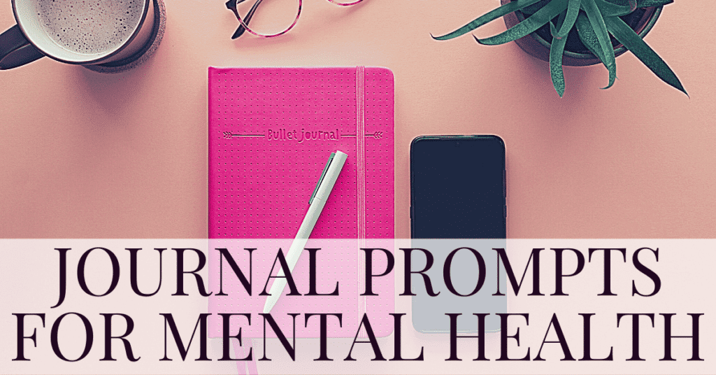 journal writing prompts for mental health 