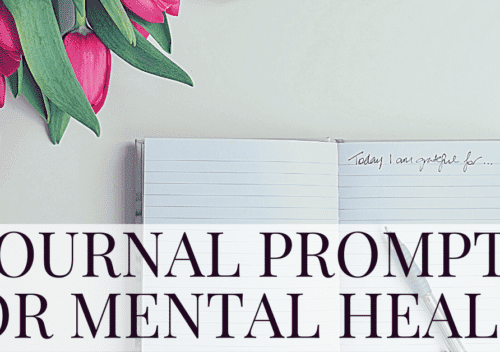 journal writing prompts for mental health