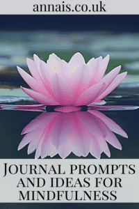 mindfulness journal ideas