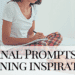 journal prompts for morning