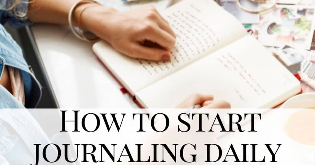 woman writing in journal - How to Start Journaling Daily