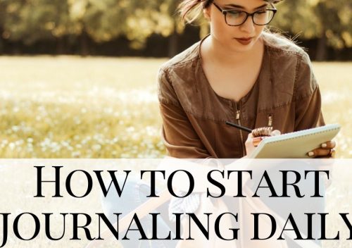 woman writing in journal - How to Start Journaling Daily