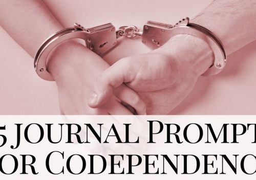 hands joined by handcuffs - Journal Prompts for Codependency