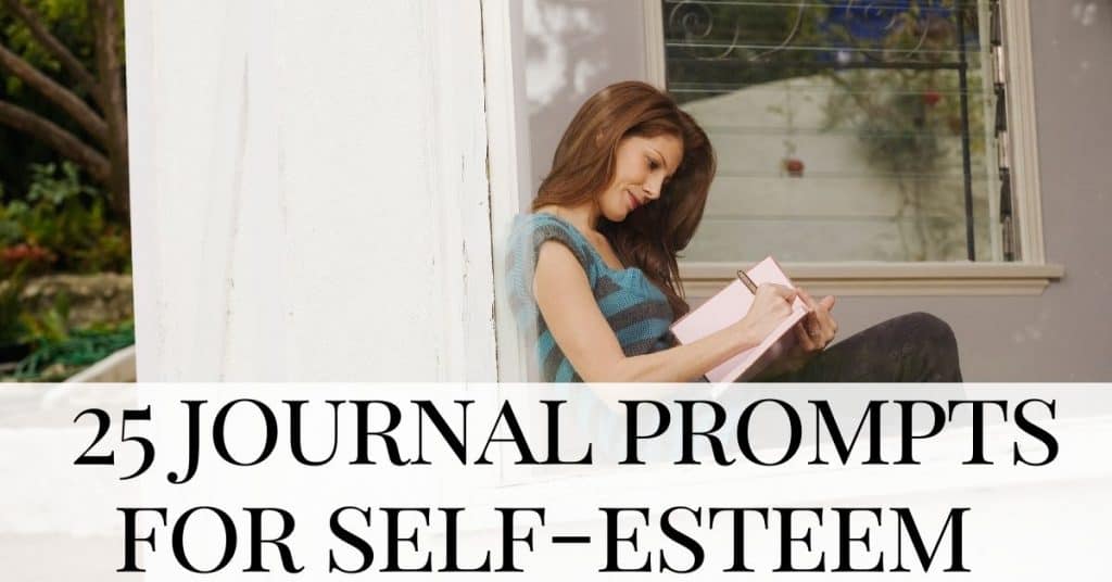 woman writing in journal - Journal Prompts for Self-Esteem