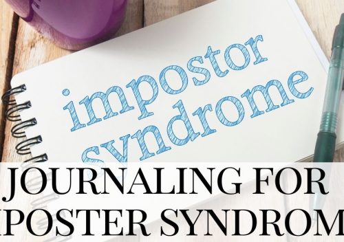 coffee cup and notepad Journaling for Imposter Syndrome