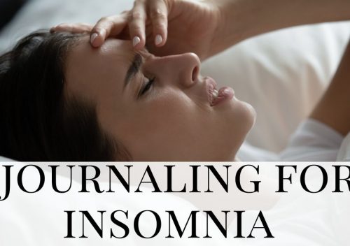 woman lying in bed - Journaling for Insomnia, journaling for better sleep, journaling before bed