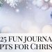 Christmas decorations - journal prompts for Christmas