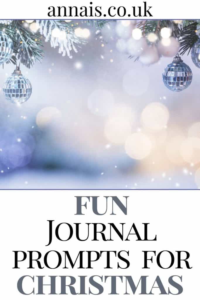Christmas decorations - journal prompts for Christmas