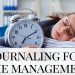 woman asleep at desk - Journaling for Time Management