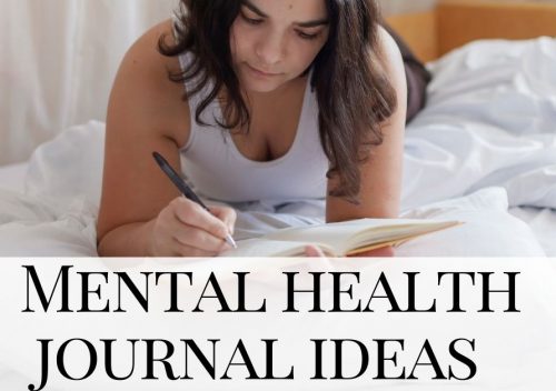 Mental Health Journal Ideas - woman writing in journal
