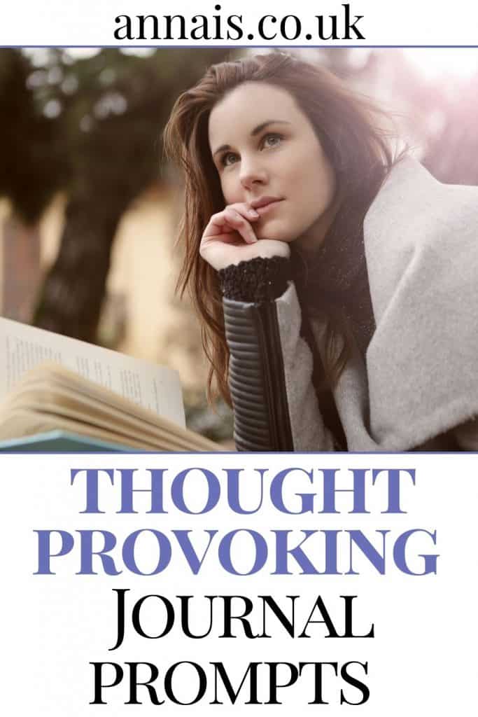 woman looking thoughtful - Thought Provoking Journal Prompts