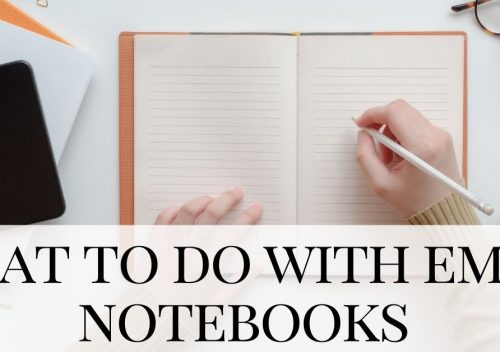 What to do with Empty Notebooks