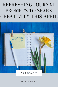  Journal Prompts For April