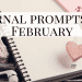 Journal Prompts for February