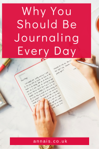  Benefits of Journaling Daily