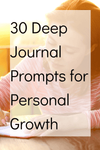 Deep Journaling Prompts
